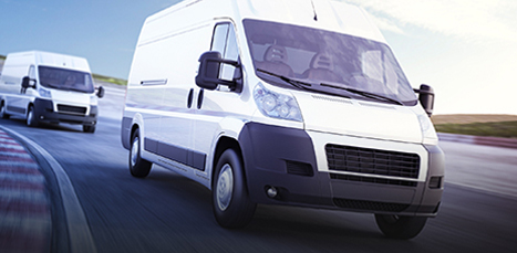 Sprinter van courier